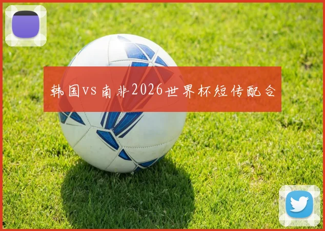 韩国vs南非2026世界杯短传配合